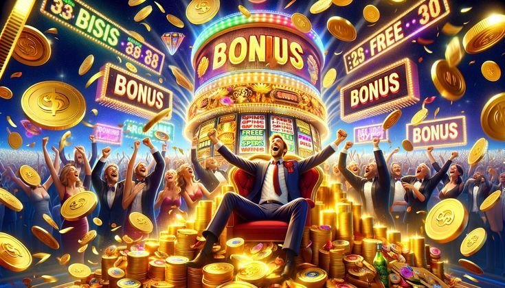 Ilustrasi layar permainan slot online di sinslot
